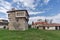 Amazing view of medieval Tower of Angel Voivode in Arapovo Monastery of Saint Nedelya, Bulgaria