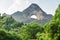 Amazing view of Moon Hill and green woods at Yangshuo