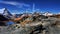 Amazing View of the panorama mountain range near the Matterhorn