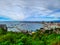 Amazing view of Pattaya harbor and nature
