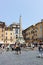 Amazing view of Piazza della Rotonda in city of Rome