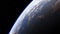 Amazing View Of Planet Earth From Space. Realistic 3d Animation. Seamless Looped.