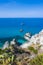 Amazing view of Praia di Fuoco and Spiaggia di Ficara from Capo Vaticano - paradise beach and coast scenery - travel destination