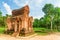 Amazing view of red brick temple of My Son Sanctuary