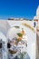 Amazing view Santorini island villa entrance Greece