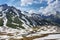 Amazing view of Scenic Alps near Little St Bernard Pass, Italy