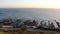 Amazing view of the sea during sunset, seen from a lovely and rustic viewpoint in Cabo Mondego, in Portugal