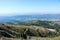 Amazing view of Serra da Freita, seen from the Observation Deck of Detrelo da Malhada in Arouca, Portugal.