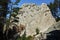 Amazing view of Thracian Sanctuary Eagle Rocks near town of Ardino, Bulgaria
