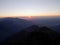 Amazing view from the top of Djebel Toubkal, North Africa's highest mountain, at sunrise. Morocco.