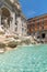 Amazing view of Trevi Fountain Fontana di Trevi in city of Rome, Italy