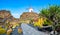 Amazing view of tropical cactus garden Jardin de Cactus in Guatiza village. Location: Lanzarote, Canary Islands, Spain. Artistic