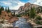 Amazing view of Tuolumne River at Glen Aulin in Yosemite National Park