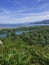 An amazing view on a valley in a national park of Skadar lake