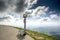 Amazing view on the Volcanic Chaine des Puys,Puy de Dome, The Auvergne Volcanoes Regional Park