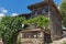 Amazing view of wooden Old house with vine front in Sozopol Town, Burgas Region