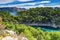 Amazing viewpoint on the cliffs, Calanques National Park near Cassis, Provence, South France, Europe