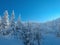 Amazing views in winter krkonose mountains