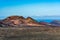 Amazing volcanic landscape of Lanzarote island, Timanfaya national park