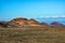 Amazing volcanic landscape of Lanzarote island, Timanfaya national park