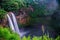 Amazing Wailua waterfall in north of Lihue in Kauai Hawaii USA