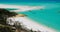 Amazing Whitehaven Beach in the Whitsunday Islands, Queensland, Australia