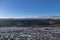 Amazing wide angle view of winter Wicklow Mountains seen from Fairy Castle Two Rock Mountain, Dublin Mountains, Ireland