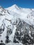 Amazing winter landscape of Kutelo peak, Pirin Mountain