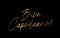 Amazingly beautiful calligraphy - Buon Capodanno! Golden inscription Happy New Year in Italian. New Year\\\'s lettering.