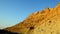 Amazingly beautiful mountain stone desert along the road along the Dead Sea. Israel.