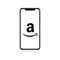 Amazon app icon logo on iphone screen