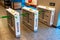 Amazon Go convenience store entrance turnstiles