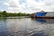 Amazon rainforest - Canoe expedition at the river near Manaus, Brazil South America