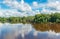 Amazon Rainforest Lake Reflection, Ecuador