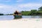 Amazon River, cargo boat and means of transport to cross the river.