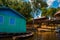 Amazon river, Manaus, Amazonas, Brazil: Beautiful landscape overlooking the Amazon river with houses