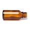 Amber color small pharma grade empty glass bottle