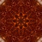 Amber drops resin pattern kaleidoscope. design