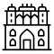 Amber fort, amer fort Isolated Vector Icon which can be easily modified or edit