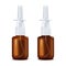 Amber Glass Nasal Spray Bottle