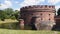 the Amber Museum in Kaliningrad. old fort surrounded by a moat