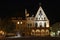 Amberg, old town-hall at night