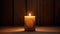 ambiance light candle