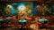 ambiance room restaurant background