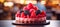 ambient blurred bokeh background with gourmet desserts and coffee drinks in an elegant patisserie