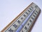 Ambient temperature measurement by a mercury thermometer