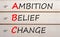 Ambition Belief Change Ðcronym Concept