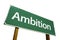 Ambition road sign