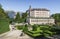 Ambras Castle and the garden in Innsbruck, Austria