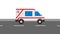 Ambulance animation on the highway